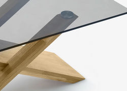 LUKA, MAGRĖS BALDAI kavos staliukas, stačiakampis žurnalinis staliukas svetainei, valgomajam, 60 x 110 x 45 cm
