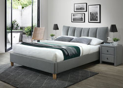 SANDRO160 dvigulė lova, modernaus dizaino miegamojo kambario lova be patalynės dėžės
